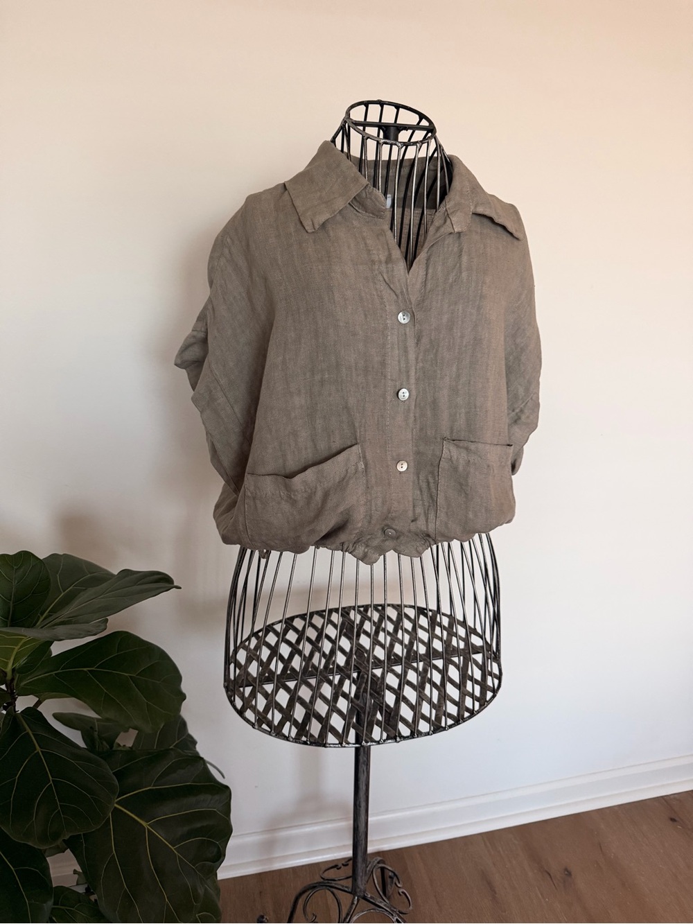 Luxury Linen Blouse